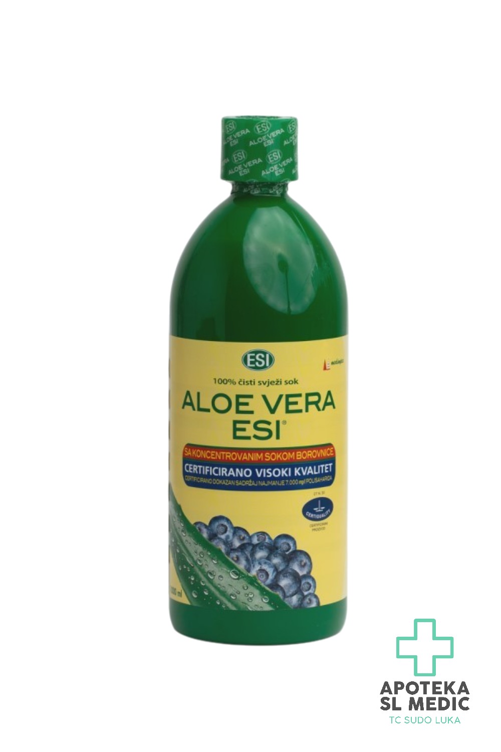 ESI ALOE VERA sok o borovnice 1000ml