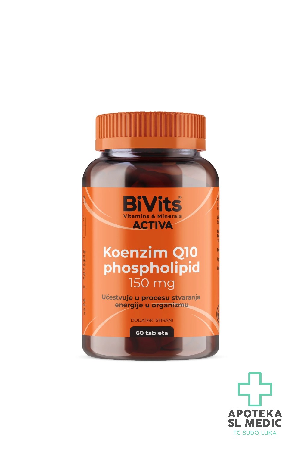 BiVits ACTIVA Koenzim Q10 phospholipid 150 mg (60 tableta) – Za energiju i zdravlje srca