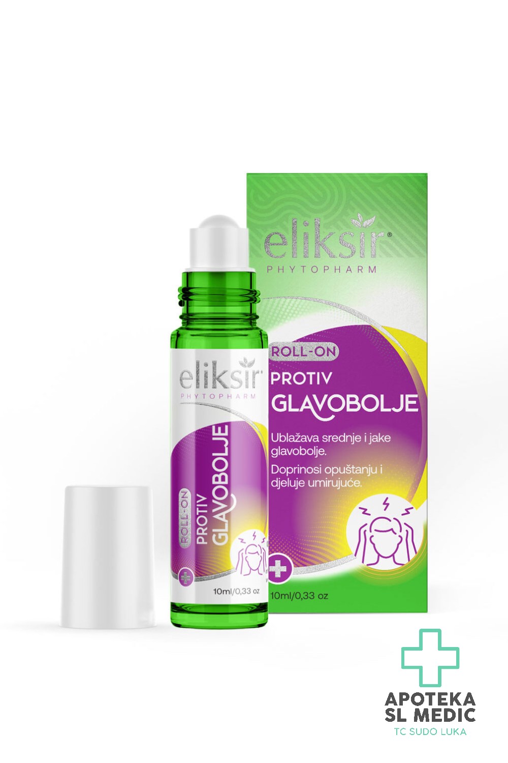 Eliksir Roll-On protiv glavobolje
