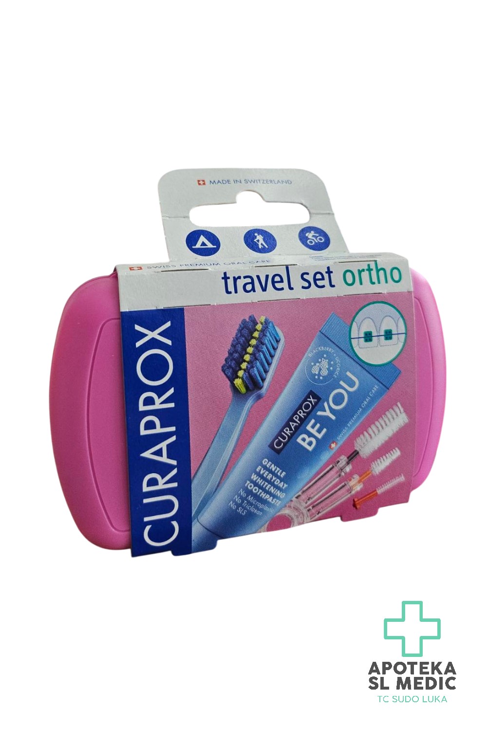 Curaprox Travel Set Ortho | Putni Set za Oralnu Higijenu Fiksnog Aparatića