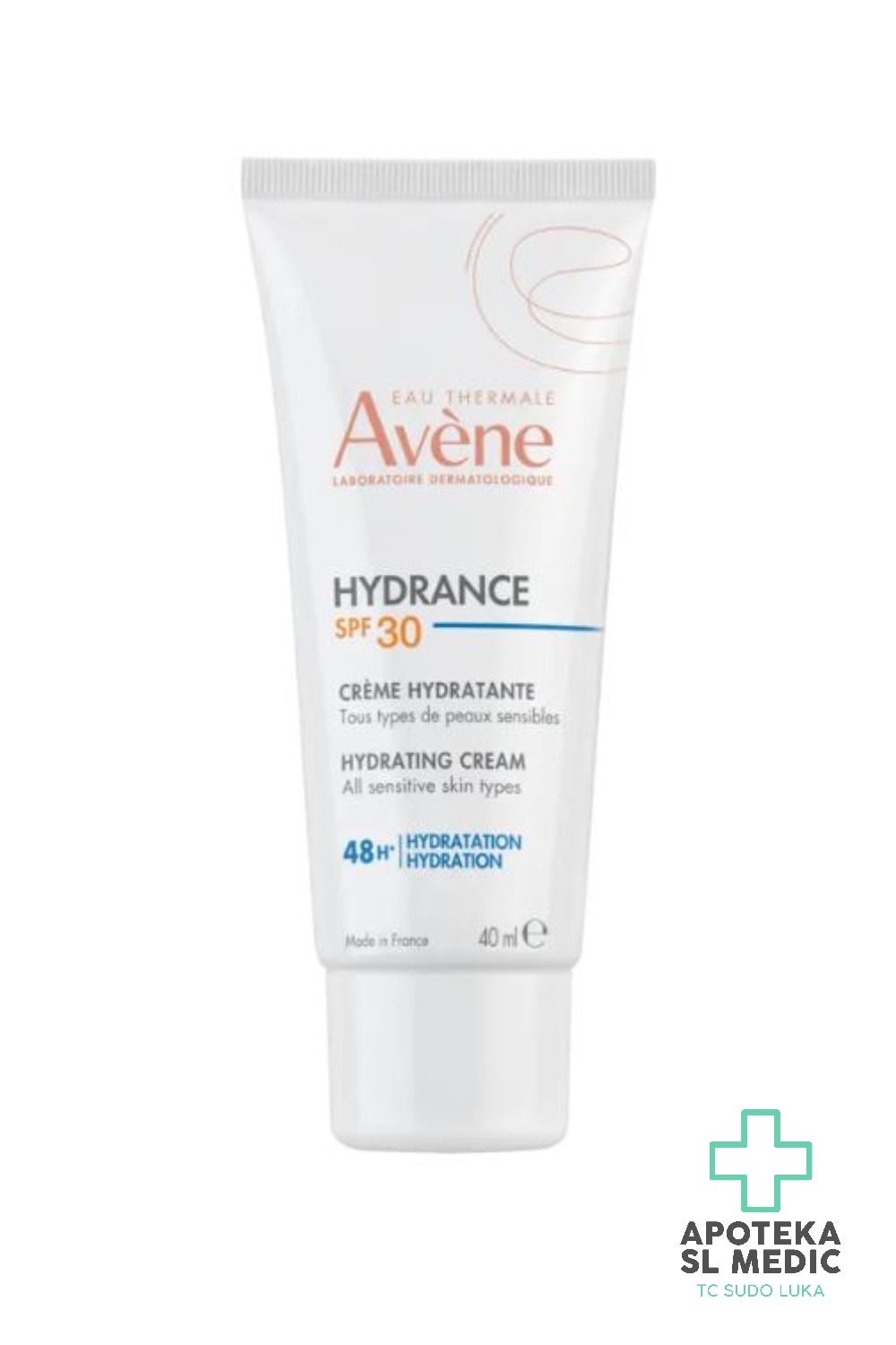 Avène Hydrance SPF 30 Hidratantna Krema za Lice 40ml – 48h Hidratacije za Osjetljivu Kožu