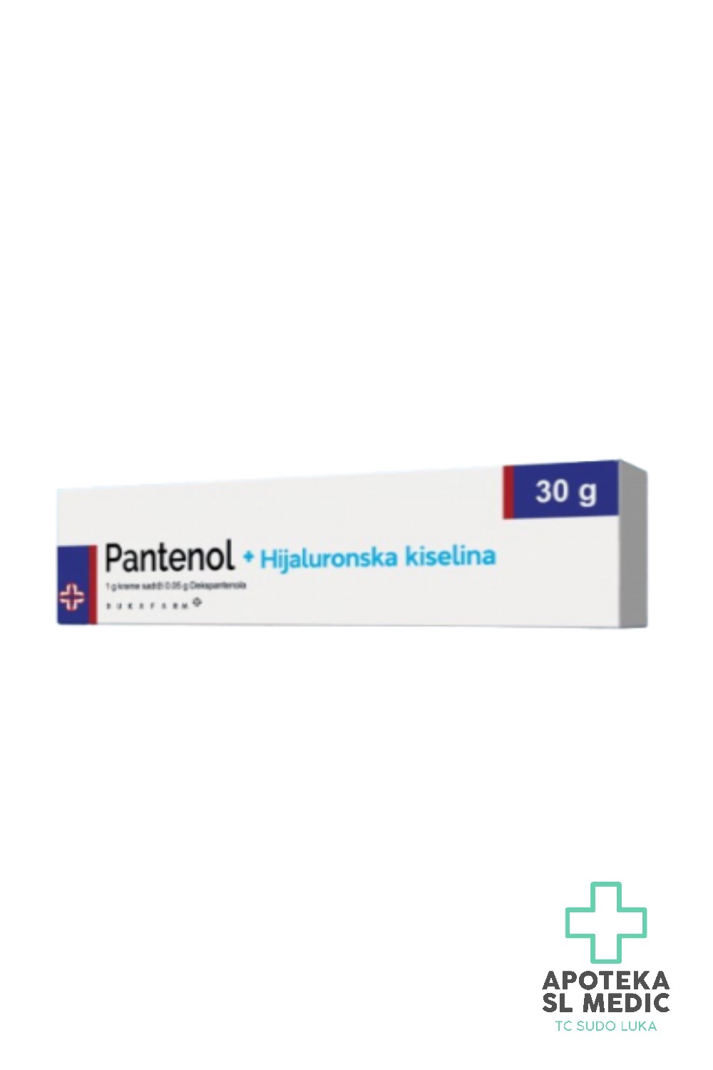 Pantenol + Hijaluronska Kiselina Krema 30g – Dubinska Hidratacija i Regeneracija Kože