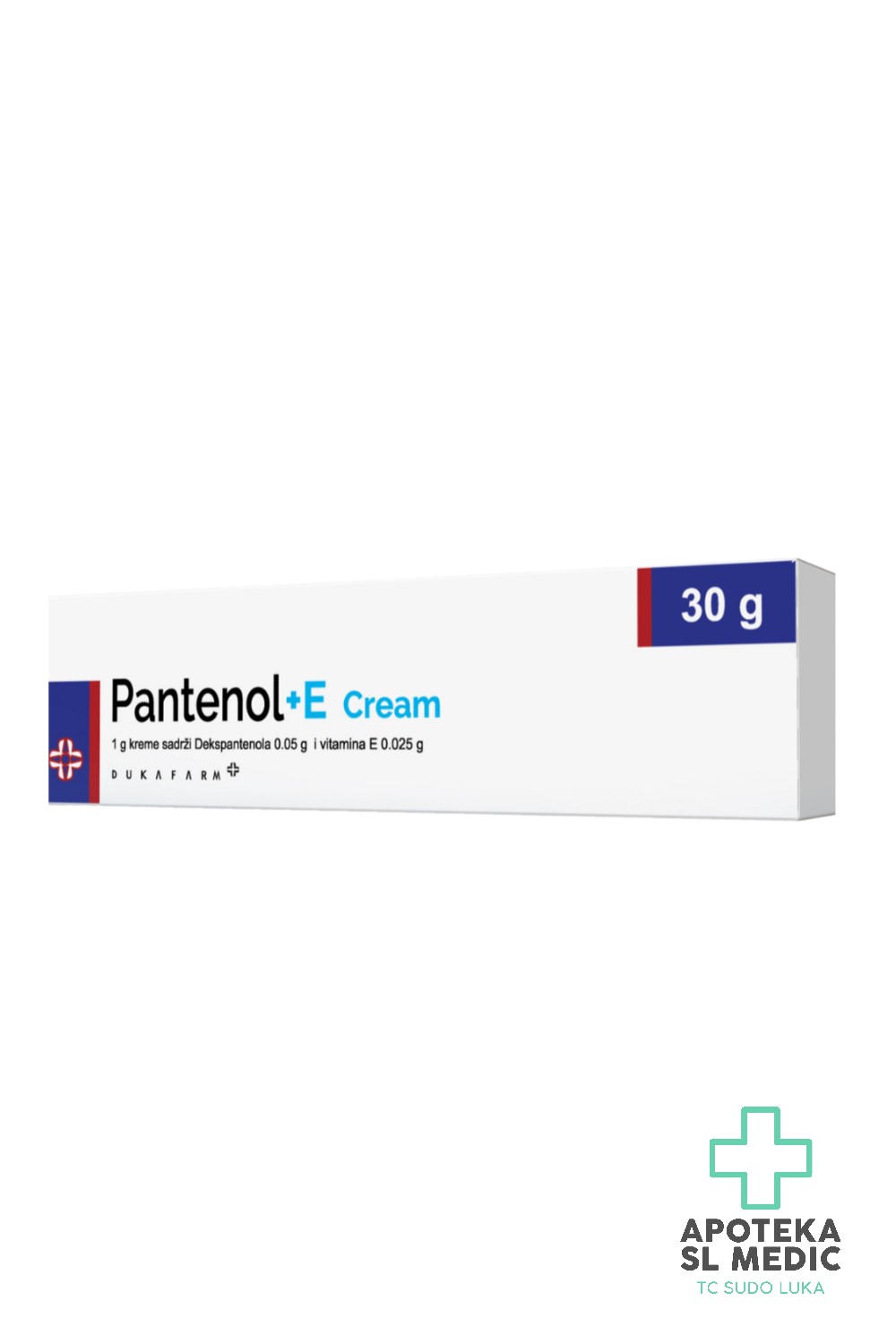 Pantenol + Vitamin E Krema 30g – Intenzivna Zaštita, Obnova i Antioksidativna Njega Kože