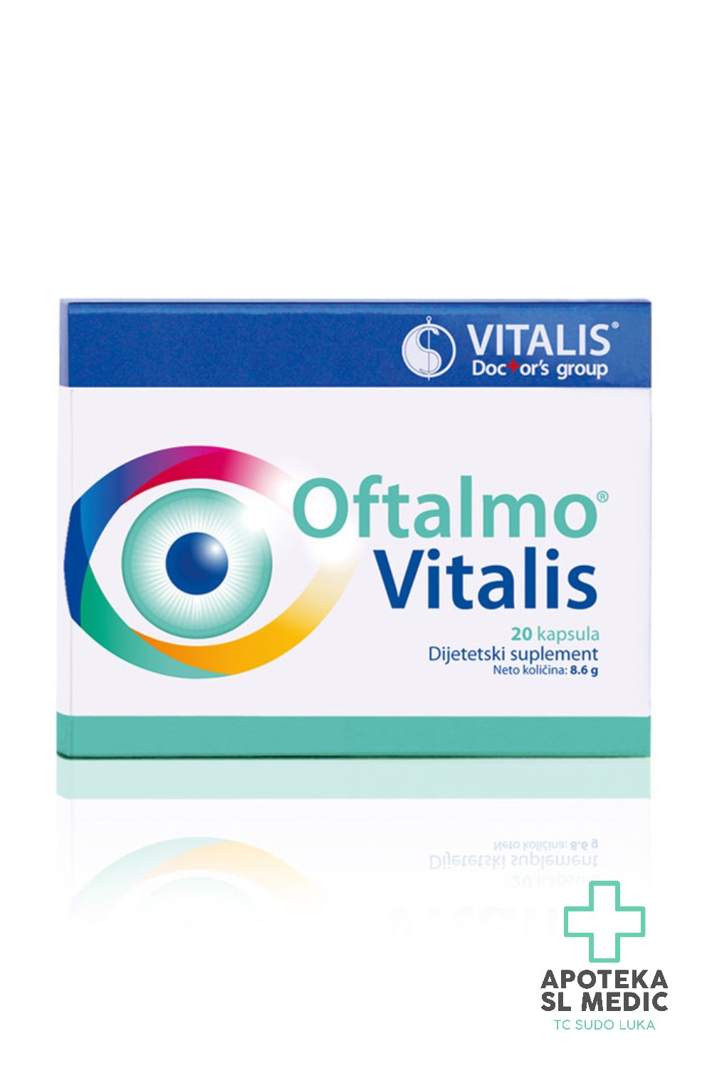 Oftalmo Vitalis Kapsule za Očuvanje Vida i Zdravlje Očiju (20 kapsula) – Suplement za Oštar Vid i Zaštitu Mrežnjače