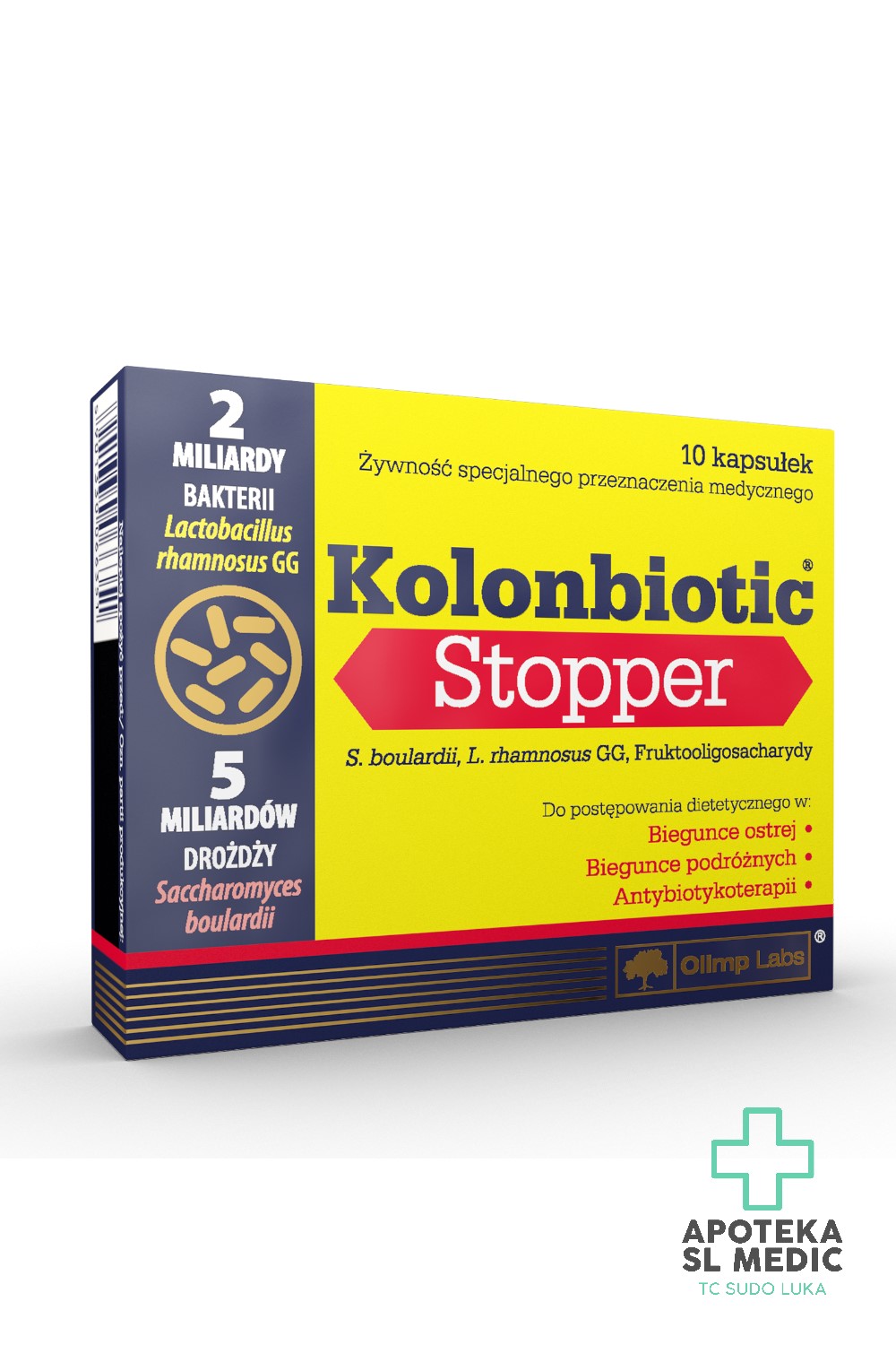 Olimp Kolonbiotic Stopper Kapsule protiv Dijareje (10 kapsula) – Probiotik sa S. boulardii, L. rhamnosus GG i prebioticima