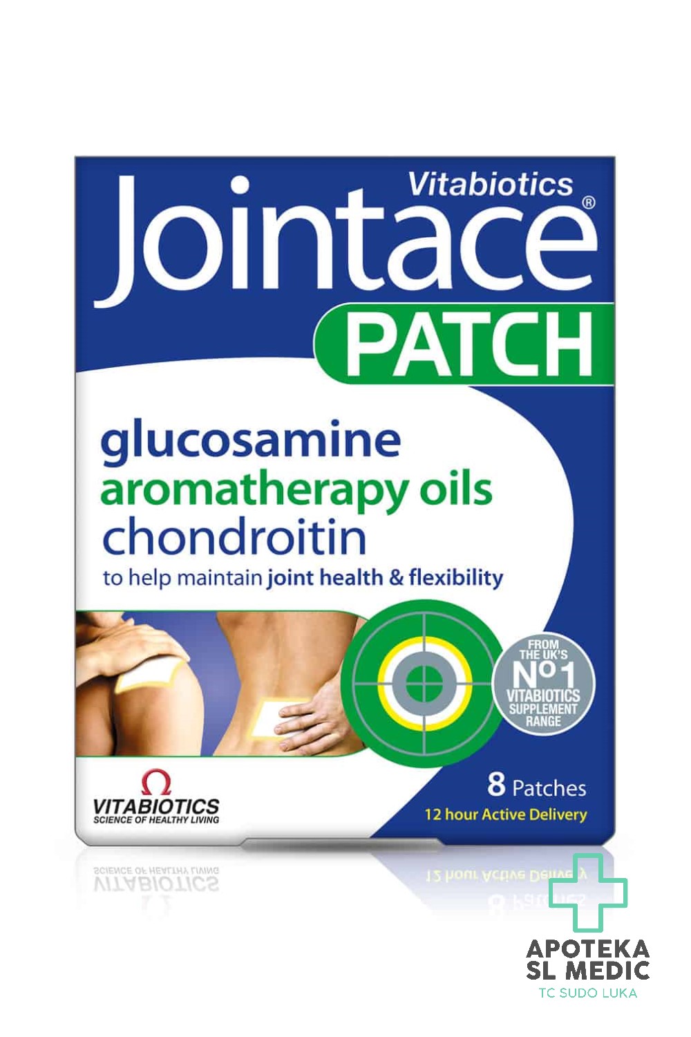 Vitabiotics Jointace Patch Flasteri za Zglobove i Mišiće (8 kom) – Sa Glukozaminom, Hondroitinom i Aromaterapijskim Uljima